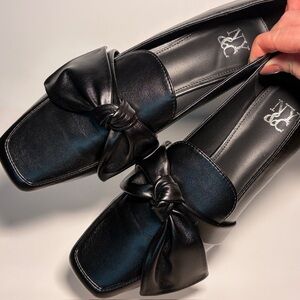 New York & Company Black Loafers for Women